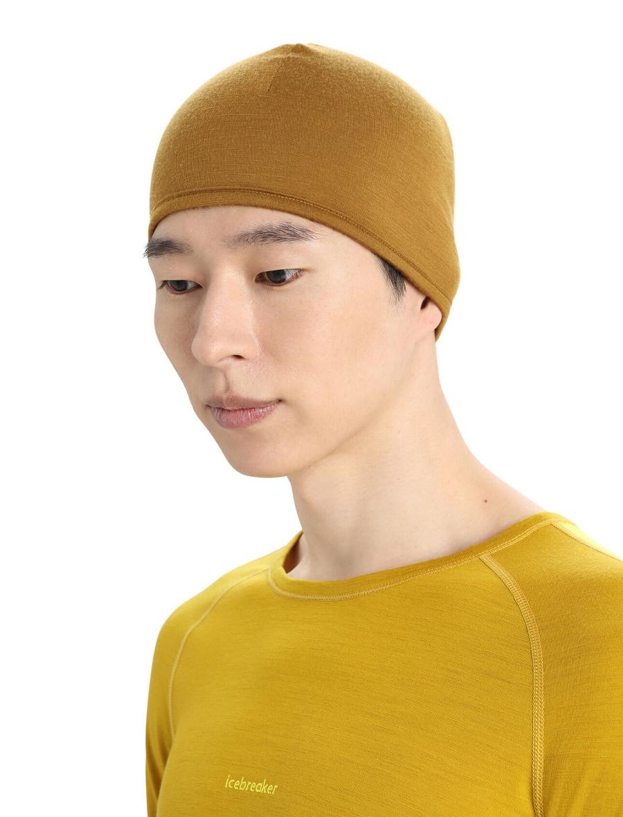 Shine / Clove Icebreaker Unisex Merino Pocket Beanie Men's Hats | AU 1100ILHS